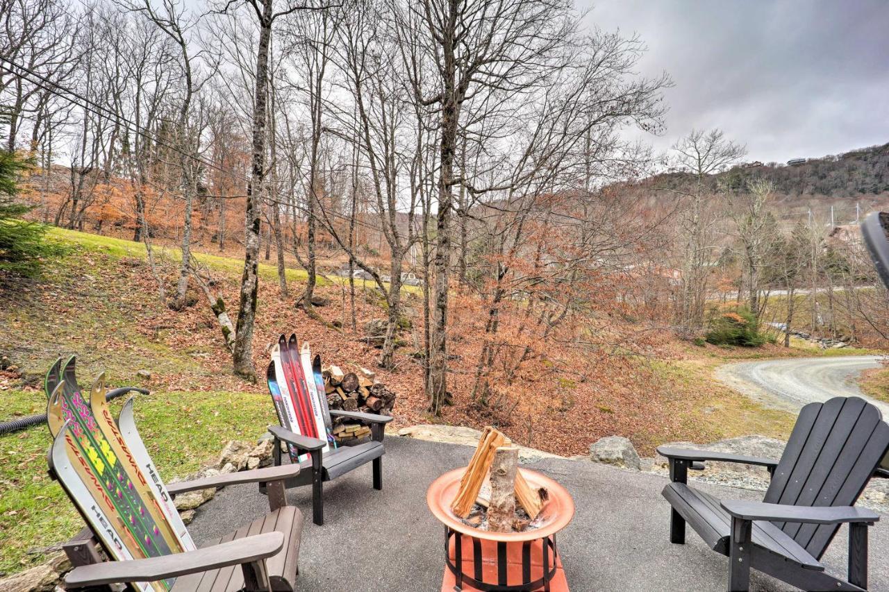 Cozy Getaway - Steps To Beech Mountain Resort! Bagian luar foto